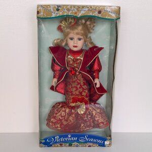 Victorian Seasons Genuine Porcelain Collectible Doll